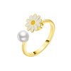 Anillo Giratorio de Margarita Ajustable