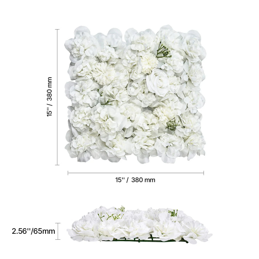 VEVOR Artificial Grass Wall Panels 3D Combination Greenery Boxwood  Panel for Privacy Backdrop Wall Hedge Screen for Garden