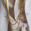 18K Gold Plated Layered Chain Necklace