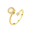 Adjustable Pearl Spinner Ring