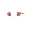 Birthstone Round Stud Earring