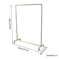 Movable Clothes Rack Universal Wheels Coat Rack Floor Clothes Hanger Bedroom Garment Rack Metal Clothing Rack Wardrobe Furniture