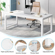 Tribesigns Moderner Computertisch Großer Bürotisch Computertisch Schreibtisch Workstation für Home Office