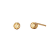 Birthstone Round Stud Earring