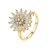 Adjustable Flower Spinner Ring