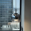 Dildale Black Gold Pendant Lamp LED Warm Light Adjustable Height