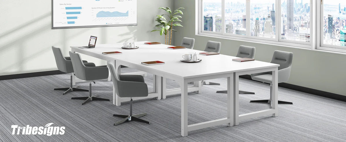 Tribesigns Moderner Computertisch Großer Bürotisch Computertisch Schreibtisch Workstation für Home Office