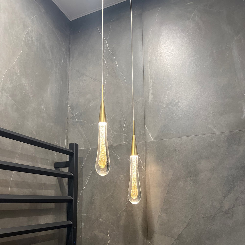 Colgante de cristal - Cadena de luces LED cálidas para colgar en Reino Unido
