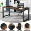 Tribesigns Moderner Computertisch Großer Bürotisch Computertisch Schreibtisch Workstation für Home Office