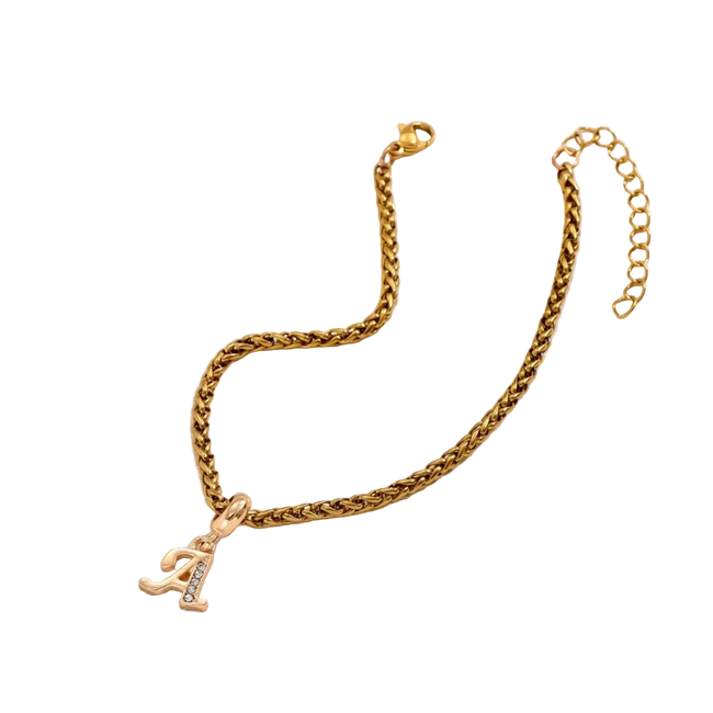 Initial Charm Bracelet – Gold & Silver