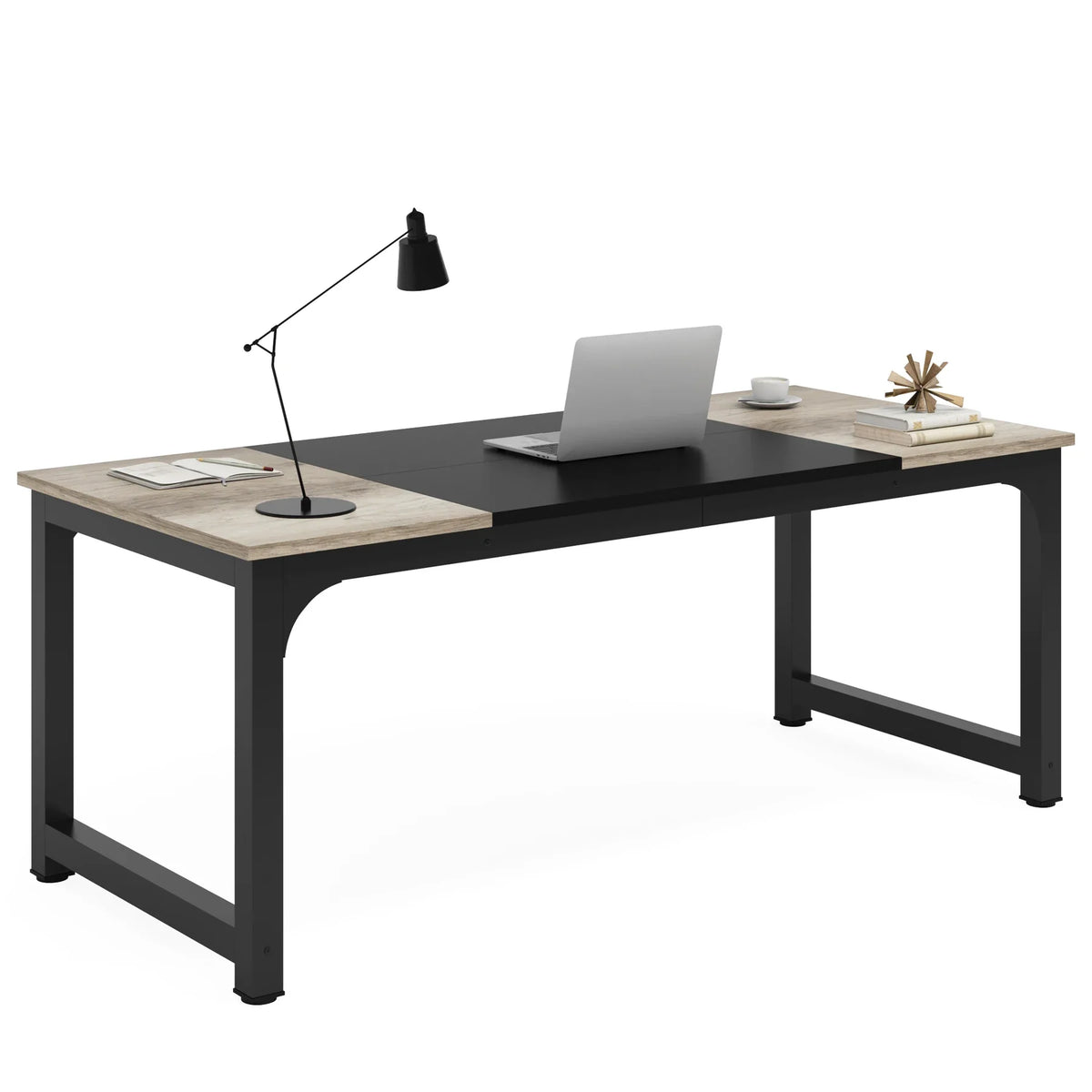 Tribesigns Moderner Computertisch Großer Bürotisch Computertisch Schreibtisch Workstation für Home Office