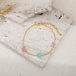 Schleife & Blumen & Schmetterlings-Armband