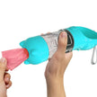 300/500ml Haustierwasser- und Futternapf 3-in-1 mit Müllbeutelbox und Schaufel, Haustier-Hundetrinkflasche, auslaufsicherer Hundefutterautomat