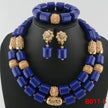 Nigerian Bridal Coral Jewellery Set | Crystal Pillar Beads | Necklace, Earrings & Bracelet