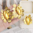 Gold Plated Earrings Ring Set for Women