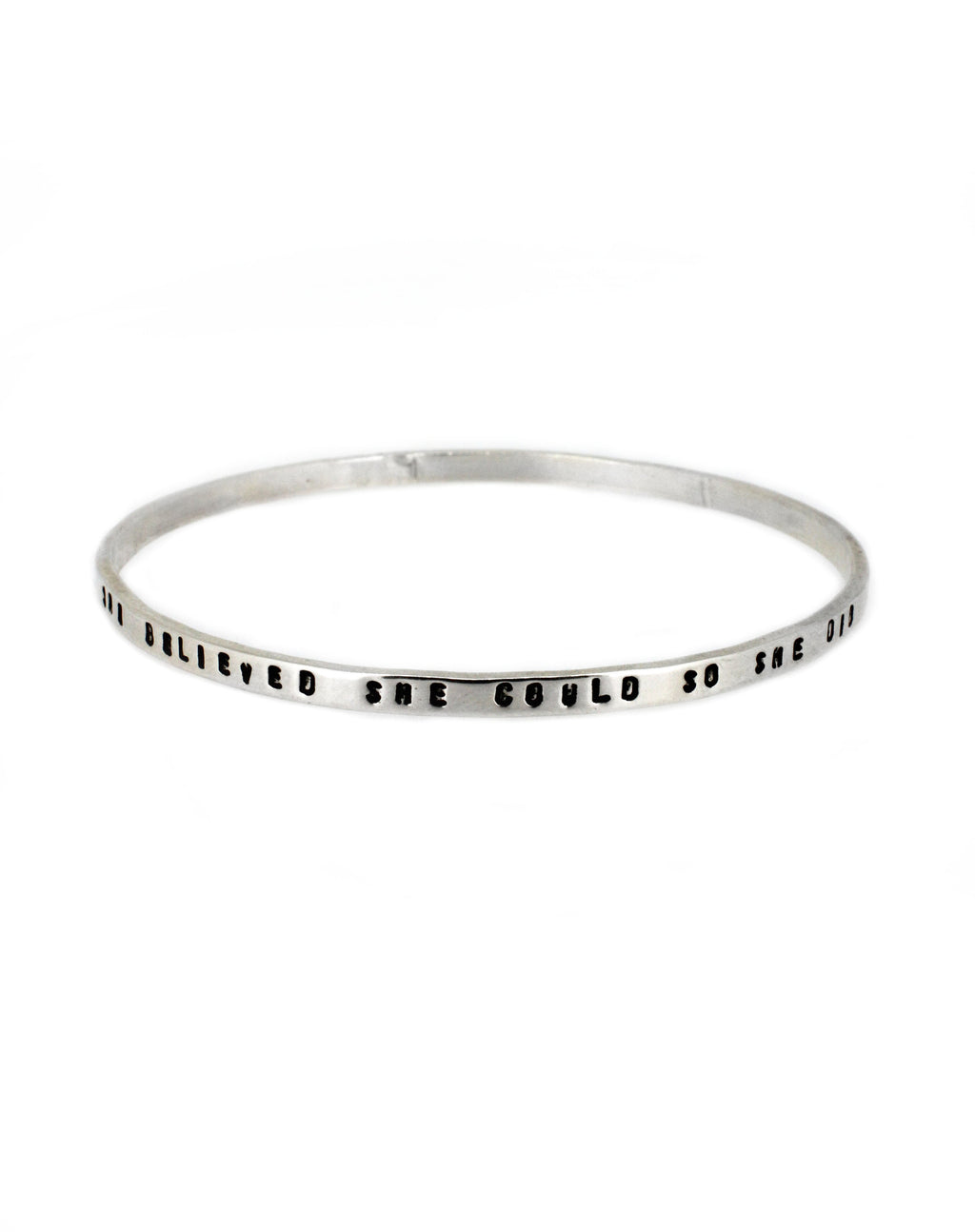 Full Skinny Personalised Bangle