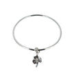 Lucky Clover Charm Bangle
