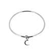Crescent Moon Charm Bangle