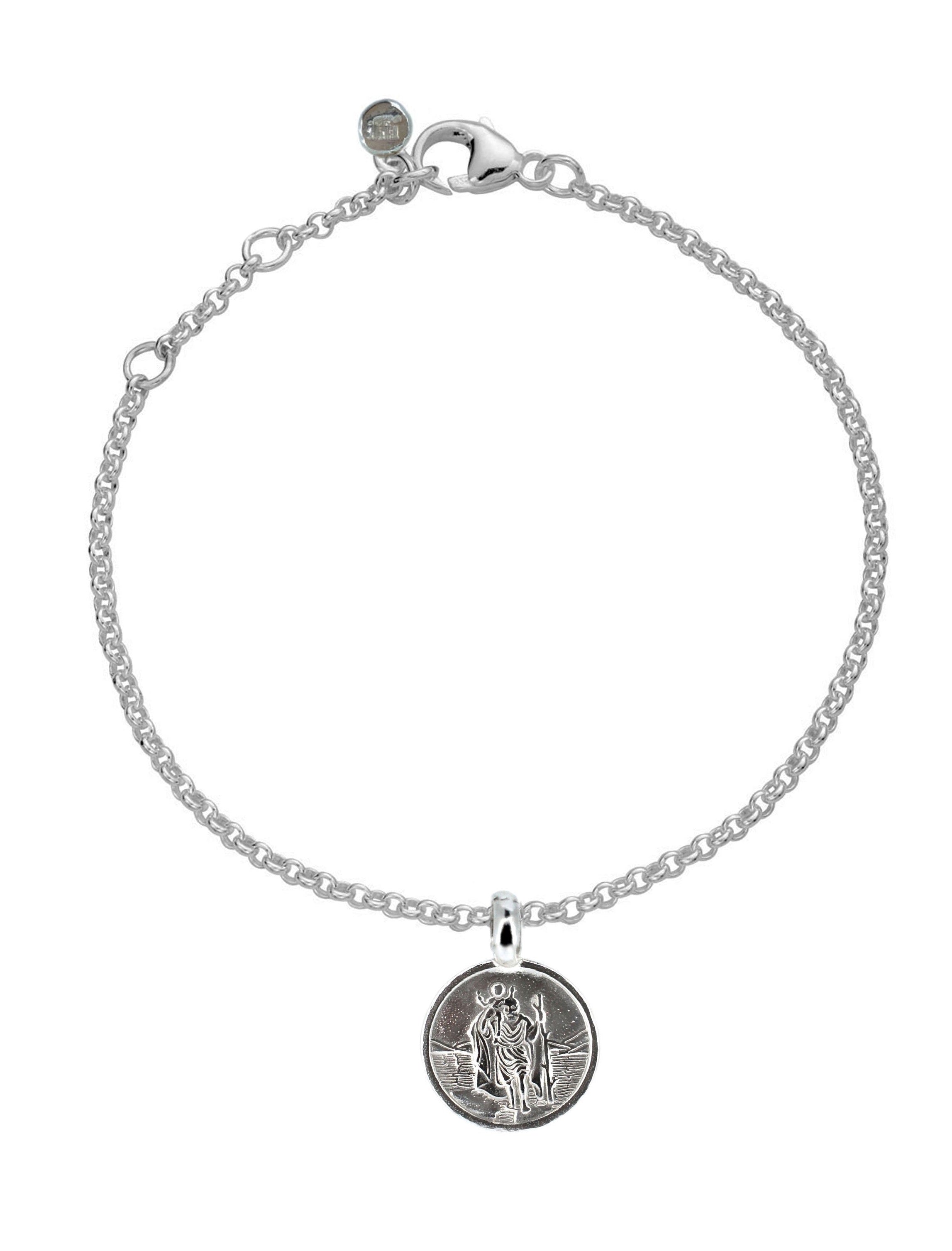 St Christopher Chain Anklet