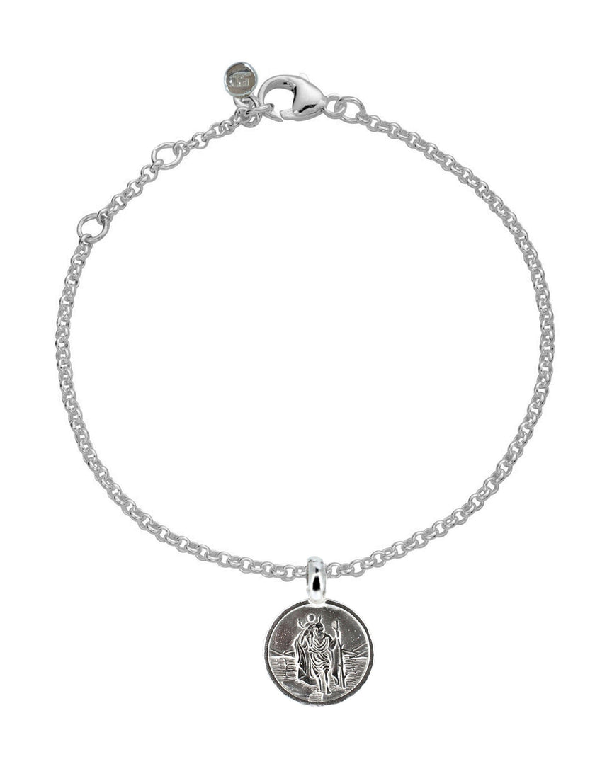 St Christopher Chain Anklet
