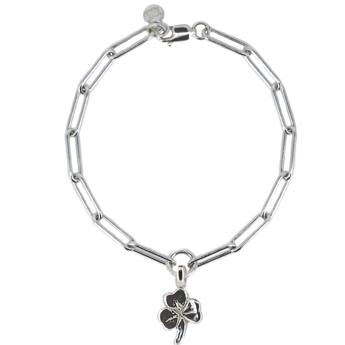 Pulsera de cadena trébol de la suerte