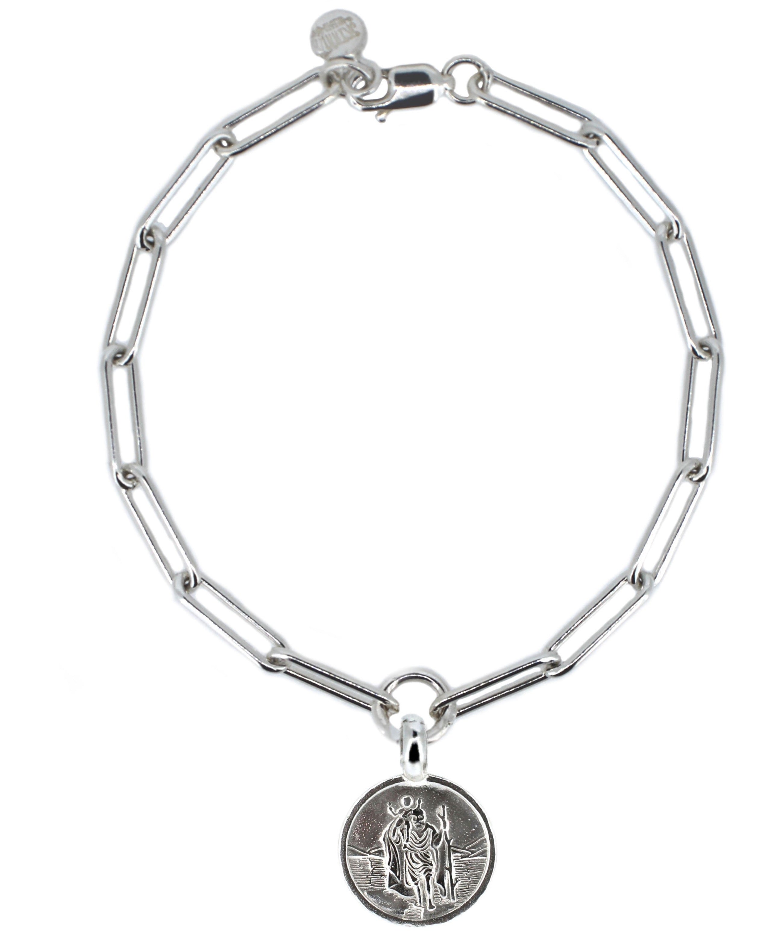 St Christopher Trace Chain Bracelet