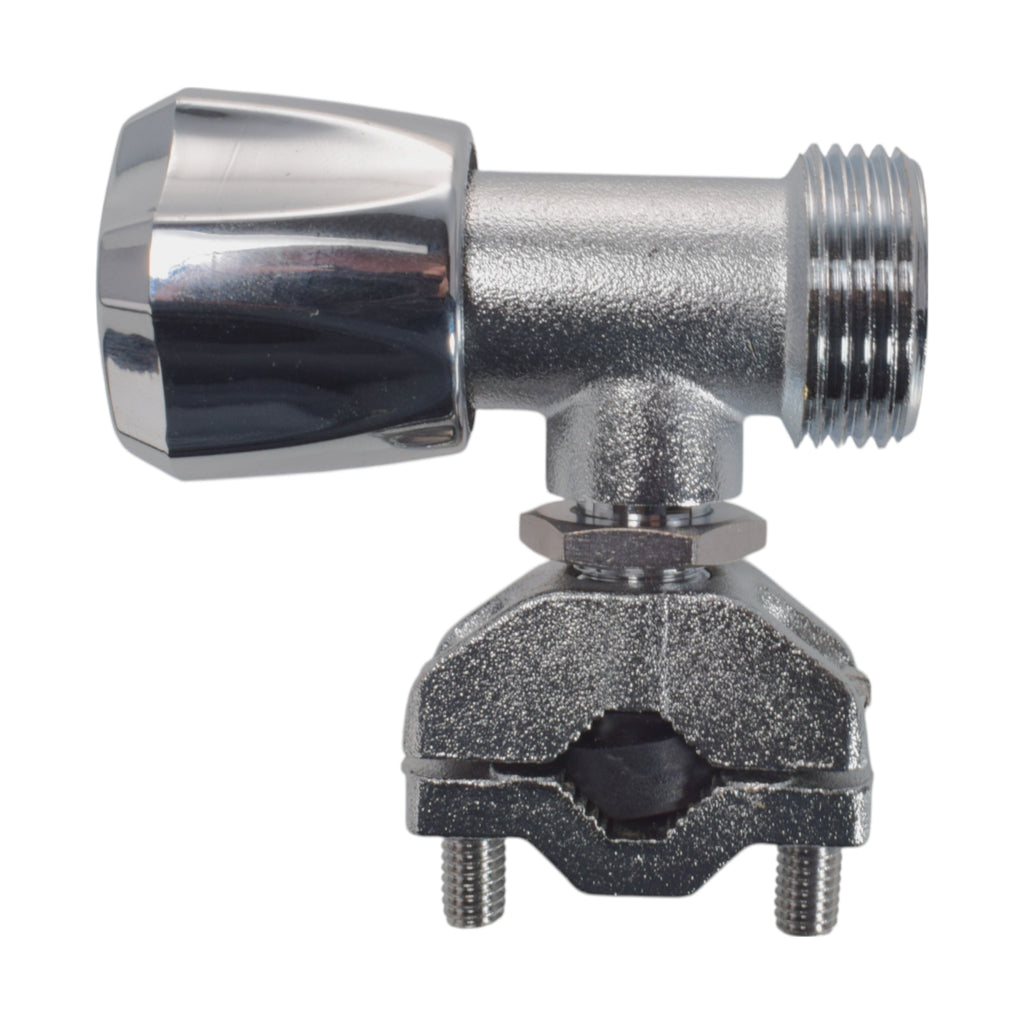 Polished Brass 13mm Barb Tap FULL Connection Kit x2