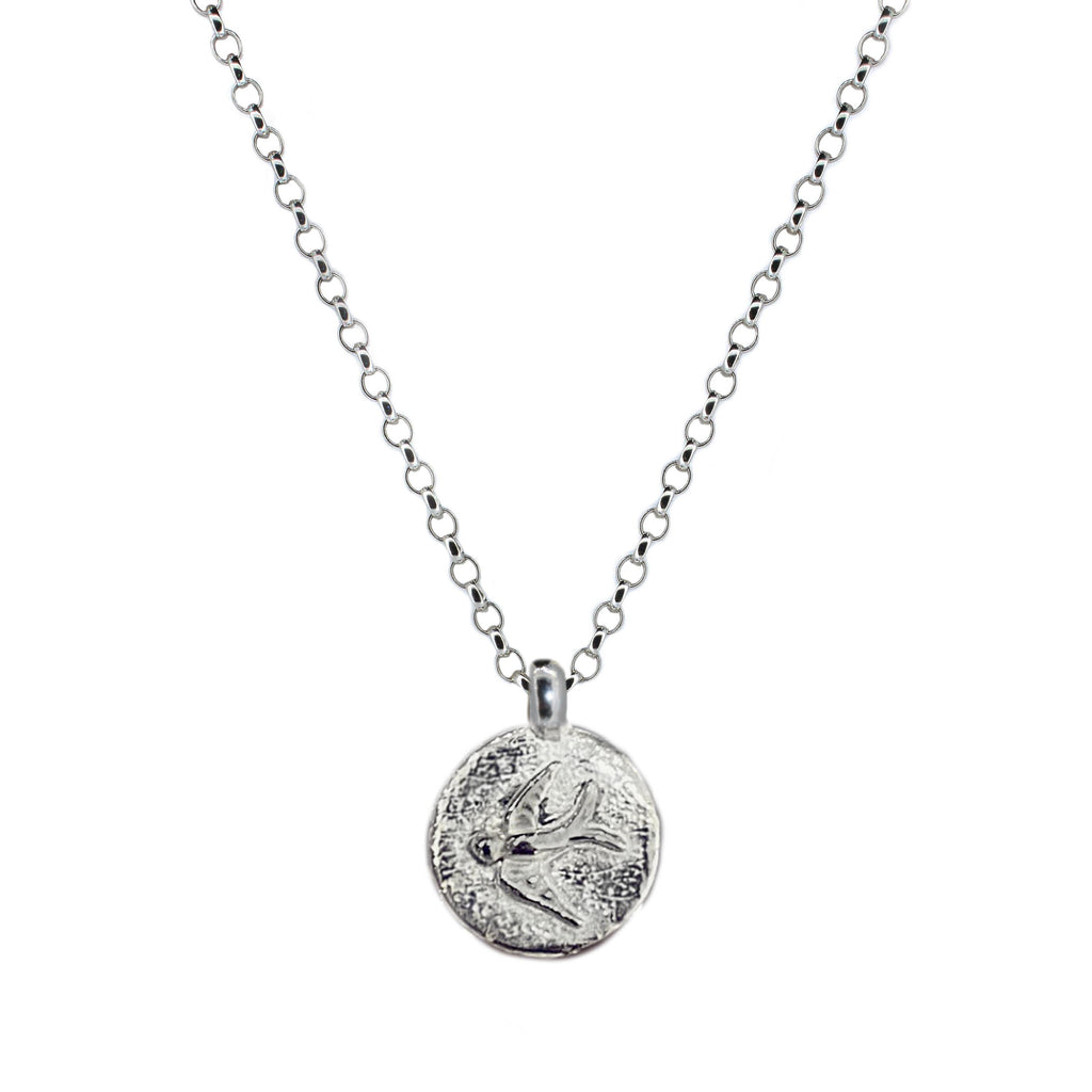 Swallow Disc Necklace