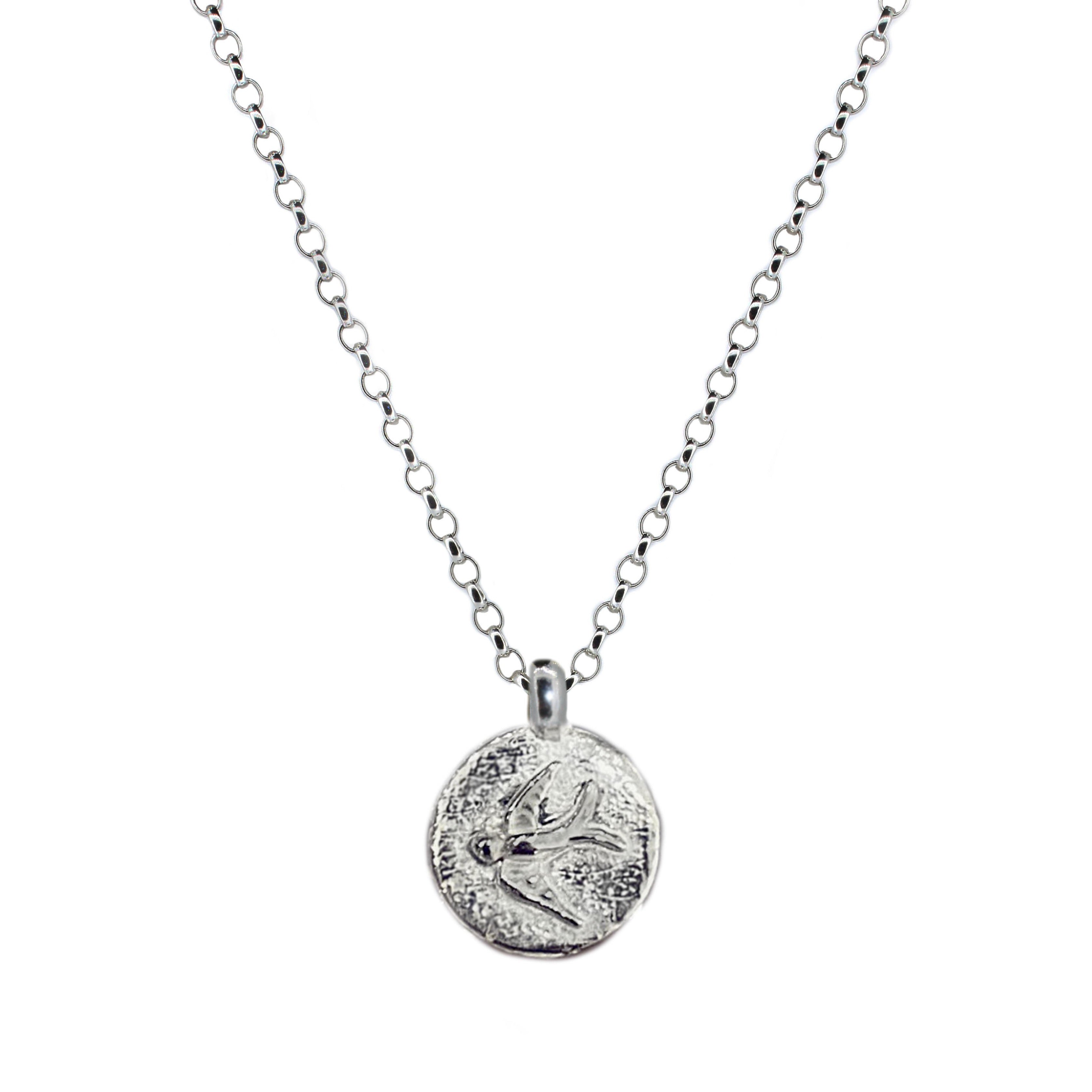 Swallow Disc Necklace