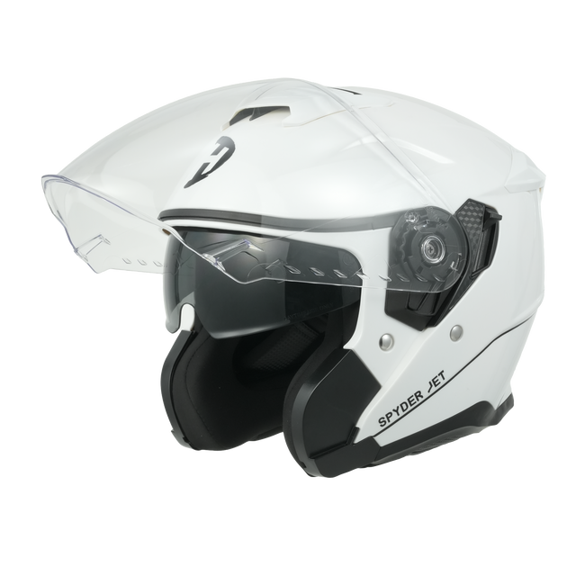 Casco Jet Daytona Spyder D.O.T. & ECE - Bianco Lucido
