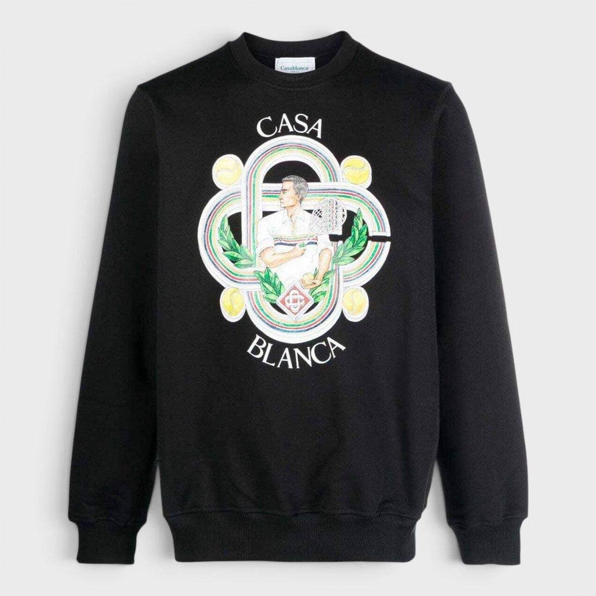 Printed Sweatshirt Le Joueur Black