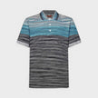 Koszulka polo z krótkim rękawem typu space dye
