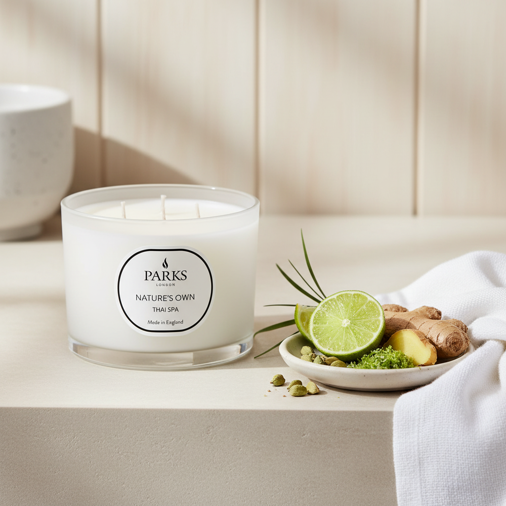THAI SPA 350G 3 WICK CANDLE