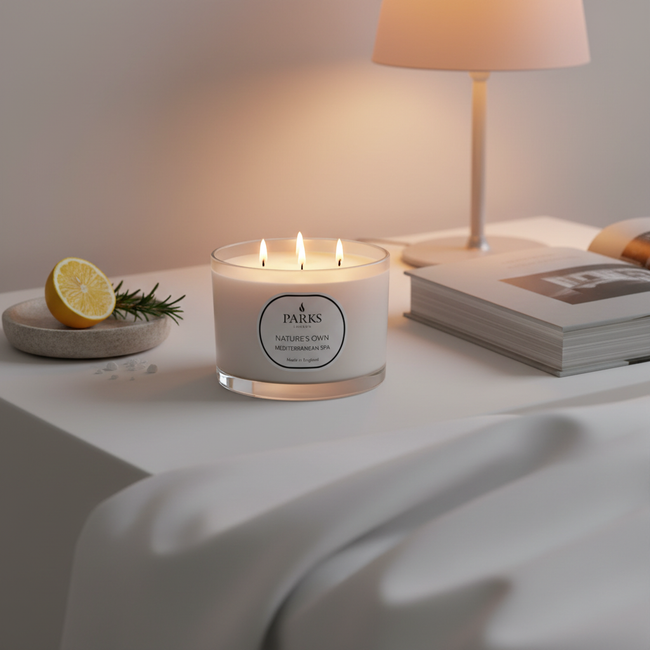 MEDITERRANEAN SPA 350G 3 WICK CANDLE