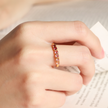 Ombre-Turmalin-Eternity-Ring in 18 Karat Gold Vermeil