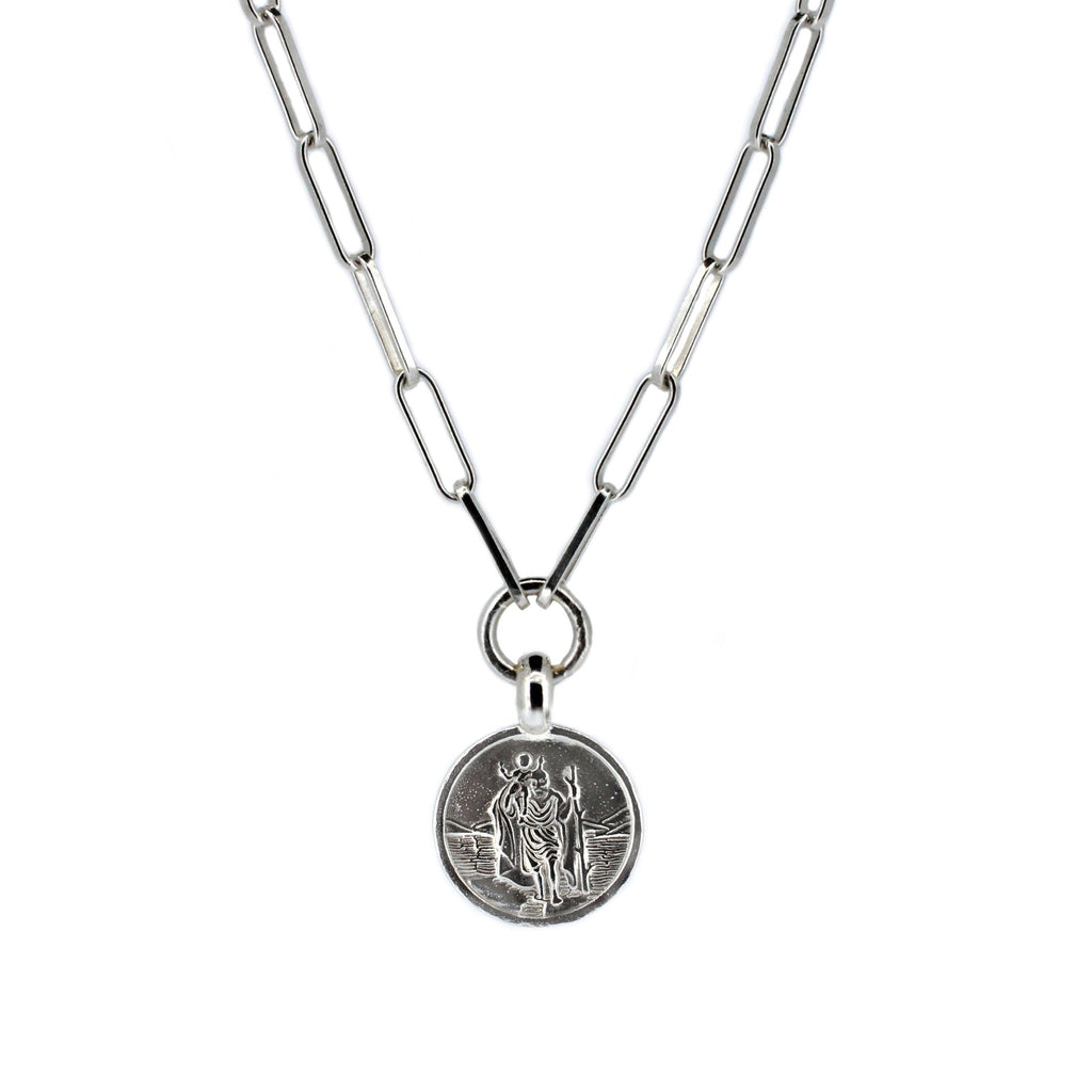 St Christopher Trace Chain Necklace