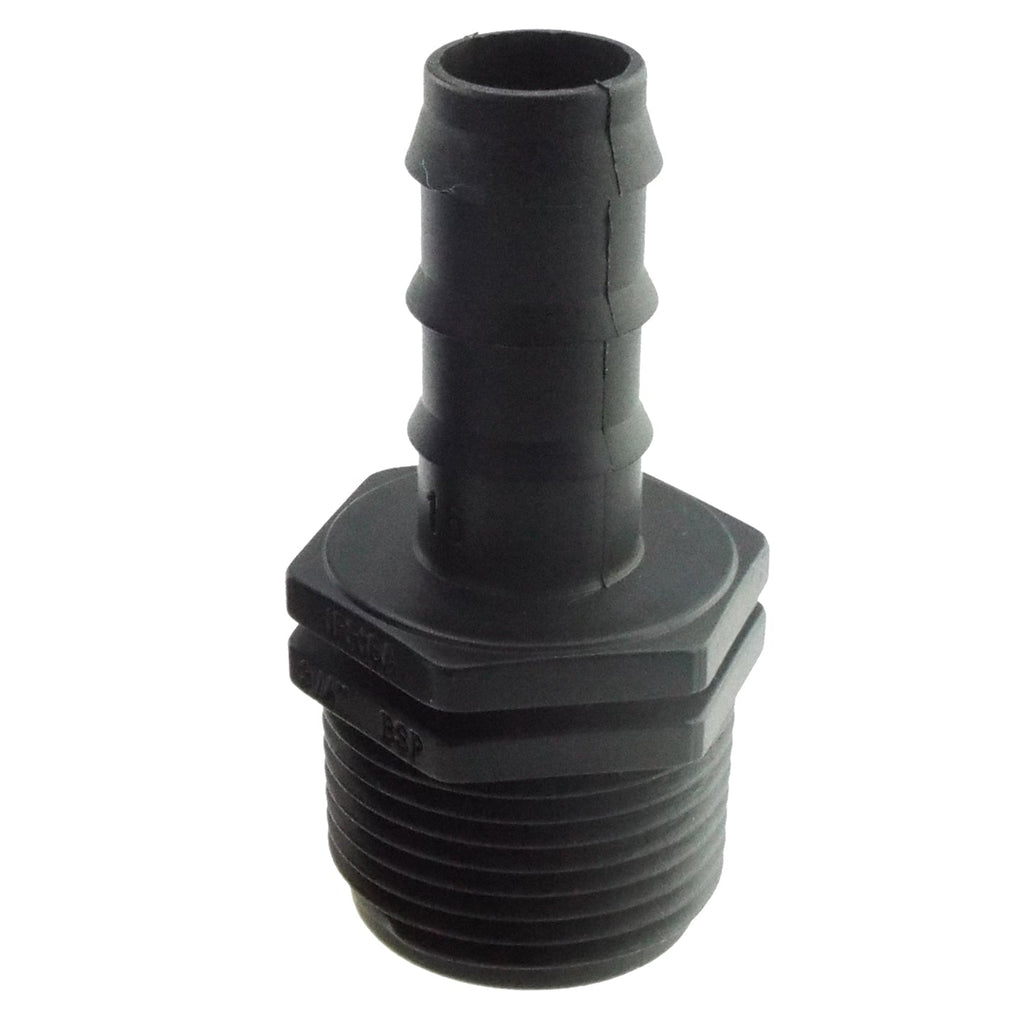 IBC 2” S60X6 Cap with In-Line BSPF Valve and 16mm Barbed Straight