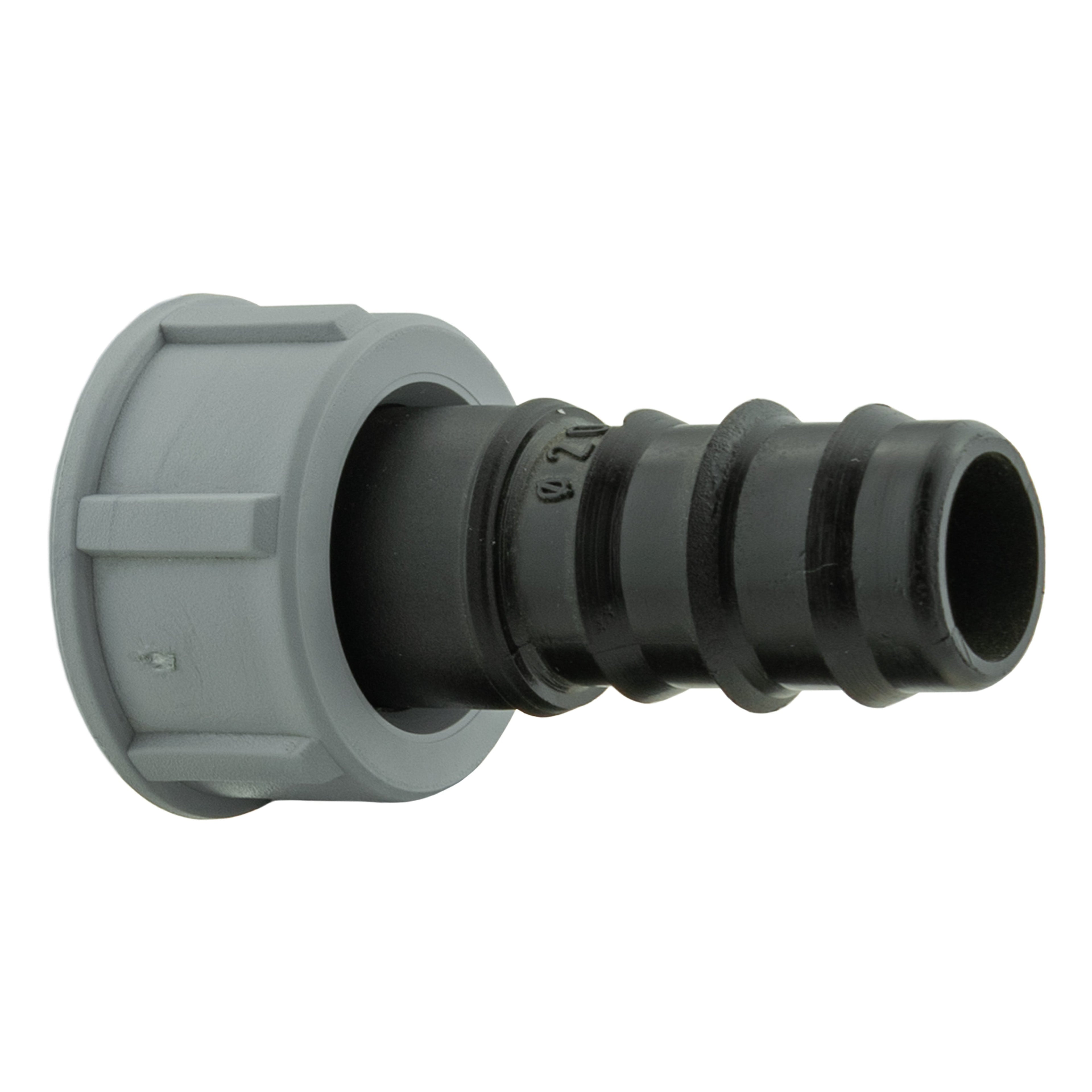16mm Barbed Straight with In-Line BSPM Valve and 20mm Barbed Straight