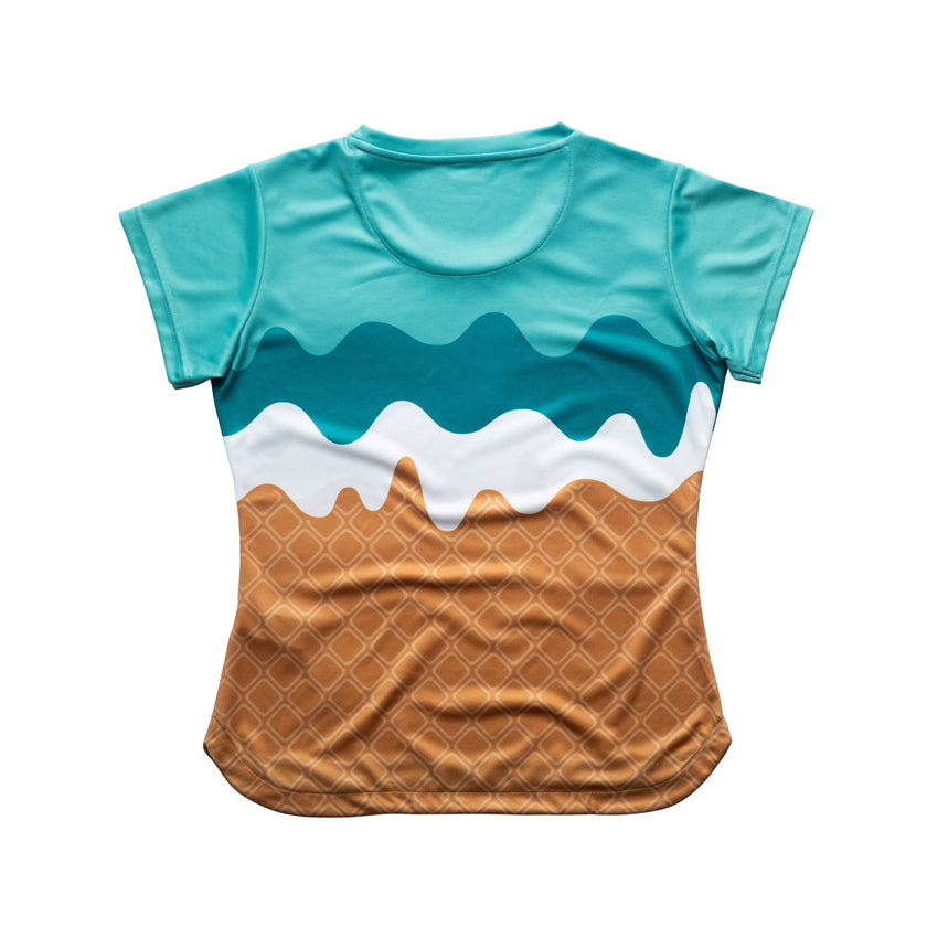 Aixo Sundae Womens Top Teal