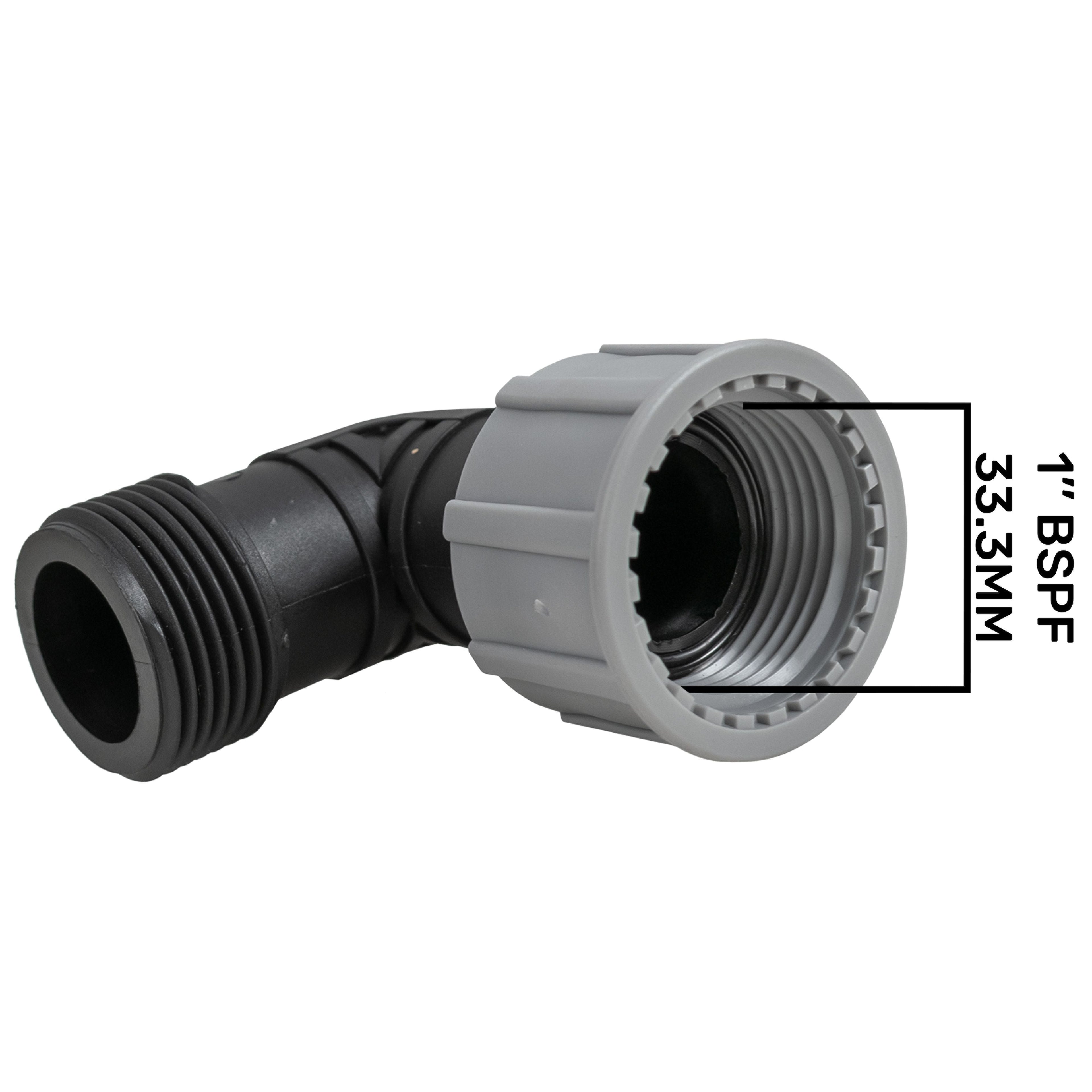 Swivel Elbow 1" BSP Male Female