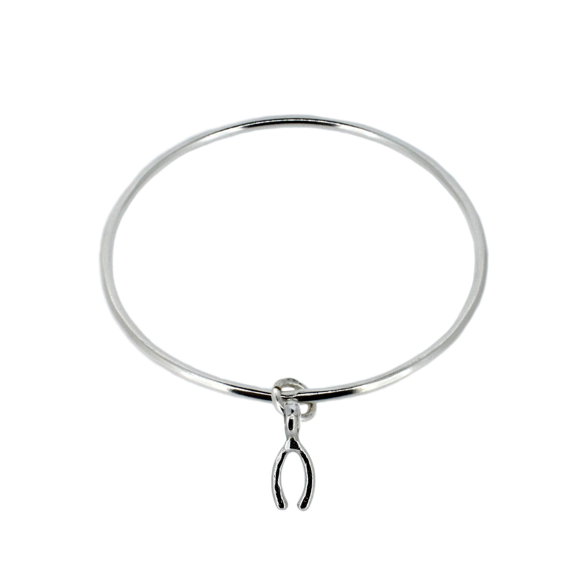 Wishbone Charm Bangle