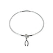 Wishbone Charm Bangle