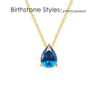 Teardrop Birthstone Necklace