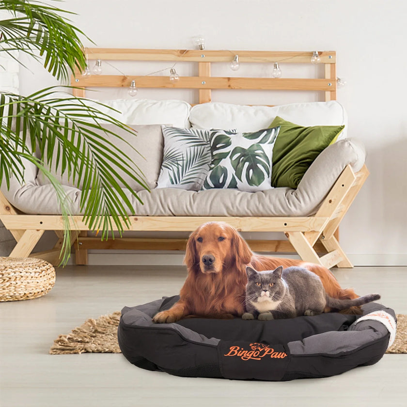 Dog Bed for All Season Pet, Calming Sleeping Mat, Sofa, Kennel Cushion with Removable Cushion, Oxford Cover, L, XL, XXL