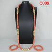 Nigerian Coral Jewellery Set | Necklace, Earrings & Bracelet | African Beads | Wedding