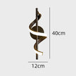Twisted LED Wall Light - Black & Gold Options for Living Room