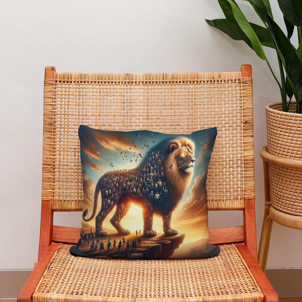 Lion's United Loyalty Cotton Cushion