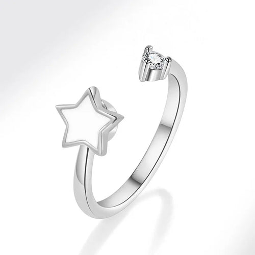 Adjustable Star Spinner Ring