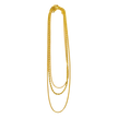 18K Gold Plated Layered Chain Necklace