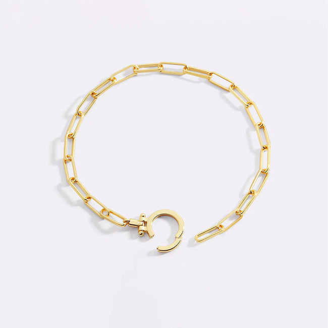 Paperclip Chain Bracelet